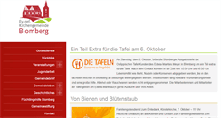 Desktop Screenshot of blombergref.de